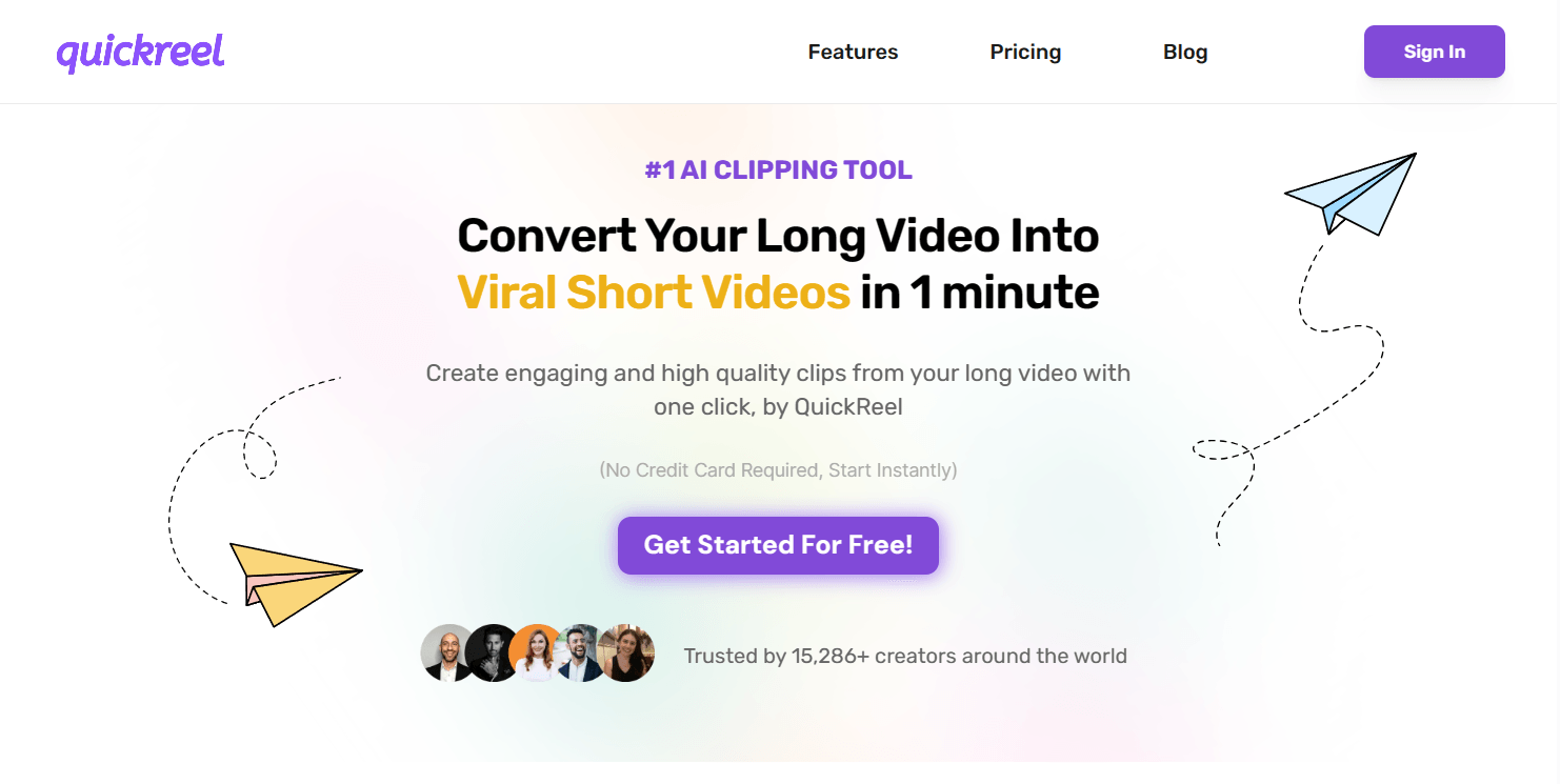 QuickReel | Convert Your Long Video into Viral Short Videos In 1 ...